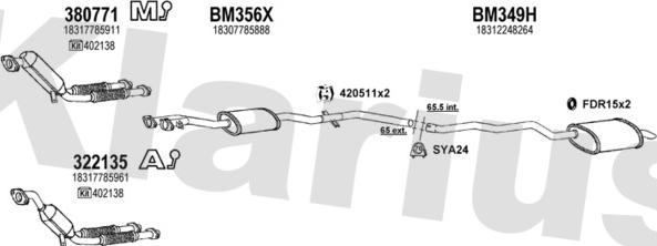 Klarius 060500U - Échappement droxauto.com