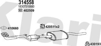 Klarius 060677E - Échappement droxauto.com