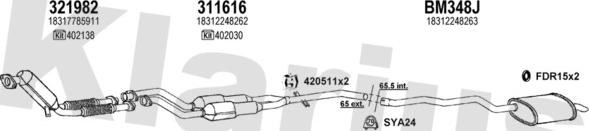 Klarius 060321U - Échappement droxauto.com
