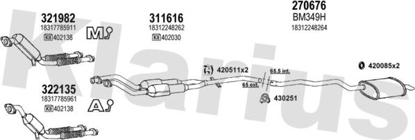 Klarius 060379E - Échappement droxauto.com