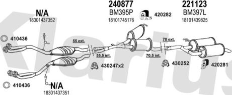 Klarius 060259E - Échappement droxauto.com