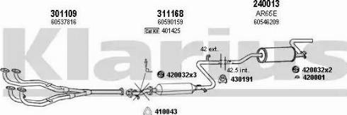 Klarius 030160E - Échappement droxauto.com