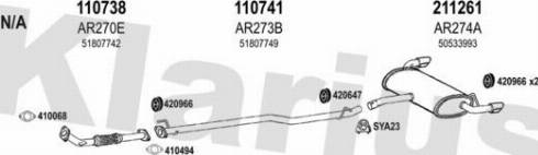 Klarius 030334E - Échappement droxauto.com
