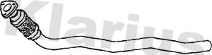 Klarius 142962 - Tuyau d'échappement droxauto.com