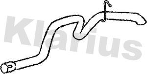 Klarius 142699 - Tuyau d'échappement droxauto.com