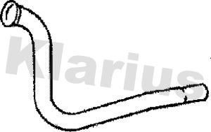 Klarius 110136 - Tuyau d'échappement droxauto.com