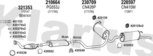 Klarius 180449E - Échappement droxauto.com