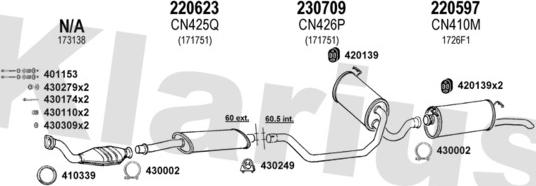 Klarius 180448E - Échappement droxauto.com