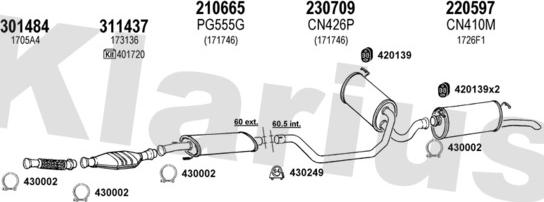 Klarius 180451E - Échappement droxauto.com