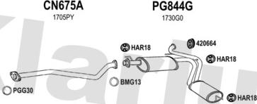 Klarius 331093U - Échappement droxauto.com