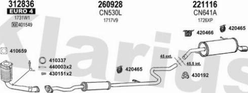 Klarius 181292E - Échappement droxauto.com