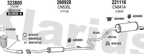 Klarius 181228E - Échappement droxauto.com