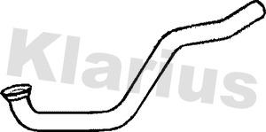 Klarius 130220 - Tuyau d'échappement droxauto.com