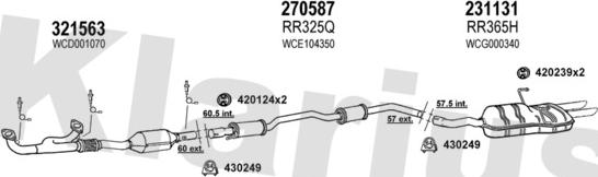 Klarius 120407E - Échappement droxauto.com