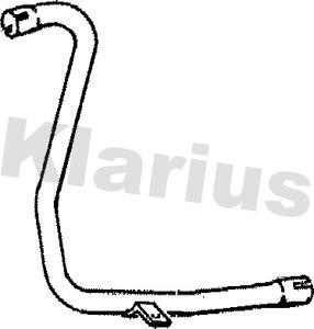 Klarius 120249 - Tuyau d'échappement droxauto.com