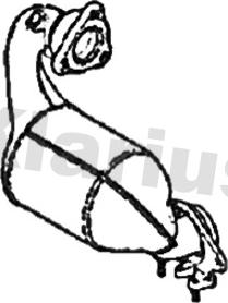 Klarius 390999 - Filtre à particules / à suie, échappement droxauto.com