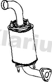 Klarius 390452 - Filtre à particules / à suie, échappement droxauto.com