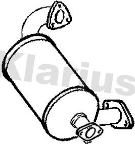 Klarius 390435 - Filtre à particules / à suie, échappement droxauto.com