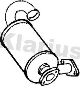 Klarius 390591 - Filtre à particules / à suie, échappement droxauto.com