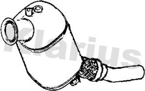 Klarius 390528 - Filtre à particules / à suie, échappement droxauto.com