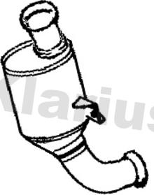 Klarius 390641 - Filtre à particules / à suie, échappement droxauto.com