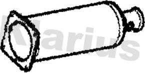 Klarius 390169 - Filtre à particules / à suie, échappement droxauto.com