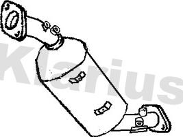 Klarius 390342 - Filtre à particules / à suie, échappement droxauto.com