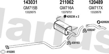 Klarius 391923E - Échappement droxauto.com
