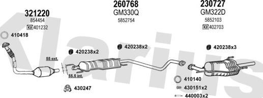 Klarius 391422E - Échappement droxauto.com