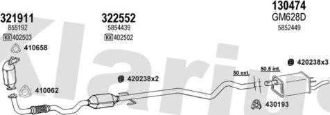 Klarius 391660E - Échappement droxauto.com