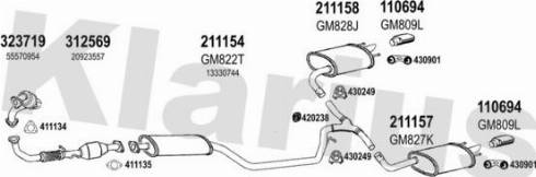 Klarius 392041E - Échappement droxauto.com