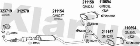 Klarius 392042E - Échappement droxauto.com
