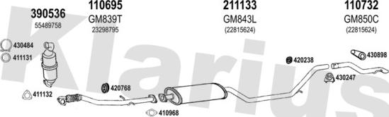 Klarius 392055E - Échappement droxauto.com