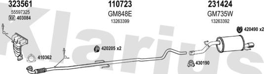 Klarius 392063E - Échappement droxauto.com