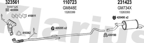 Klarius 392062E - Échappement droxauto.com