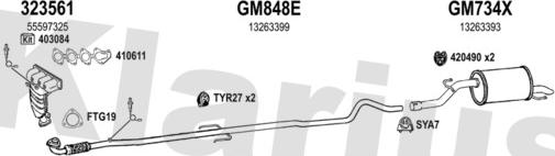 Klarius 392062U - Échappement droxauto.com