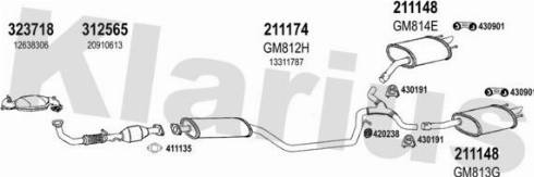 Klarius 392028E - Échappement droxauto.com