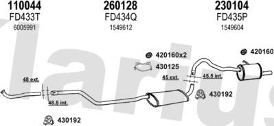 Klarius 360108E - Échappement droxauto.com