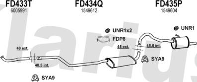 Klarius 360108U - Échappement droxauto.com