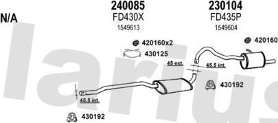 Klarius 360107E - Échappement droxauto.com