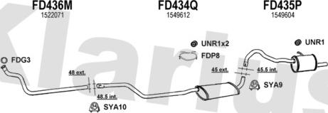 Klarius 360110U - Échappement droxauto.com