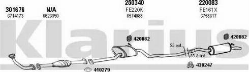 Klarius 360838E - Échappement droxauto.com