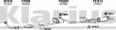 Klarius 360838U - Échappement droxauto.com