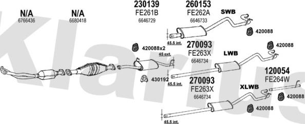 Klarius 361080E - Échappement droxauto.com
