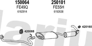Klarius 361087E - Échappement droxauto.com