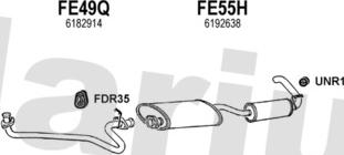 Klarius 361087U - Échappement droxauto.com