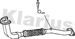 Klarius 301907 - Tuyau d'échappement droxauto.com