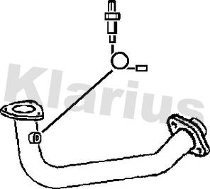 Klarius 301441 - Tuyau d'échappement droxauto.com
