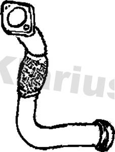 Klarius 301420 - Tuyau d'échappement droxauto.com