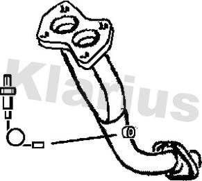 Klarius 301049 - Tuyau d'échappement droxauto.com